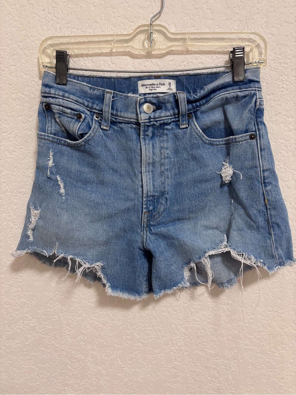 Abercrombie & fitch the 4” high rise mom shorts